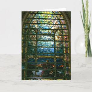 Die Heilige Stadt Buntglas von Tiffany Karte