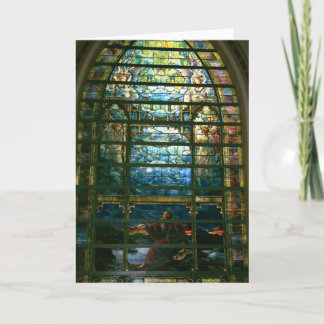 Die Heilige Stadt Buntglas von Tiffany Karte