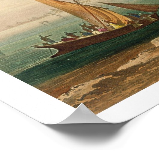 Die heilige Stadt und die Tempel der Dunkelheit, a Poster (Ecke)