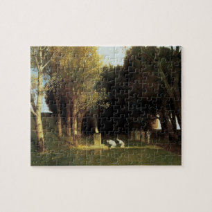 Die Heilige Tanne von Arnold Böcklin, Vintage Art Puzzle