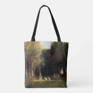 Die Heilige Tanne von Arnold Böcklin, Vintage Art Tasche
