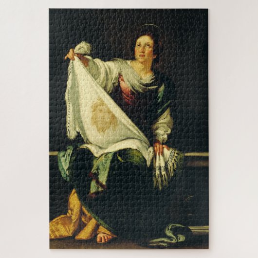 Die Heilige Veronika Die Wundertat des Heiligen An Puzzle (Vertikal)