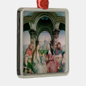 Die heilige Verwandtschaft oder der Altarpiece von Silbernes Ornament (Rechts)