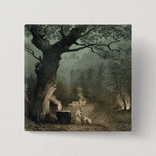 Die heilige Waldung der Druiden Button (Vorderseite)