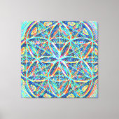 Die heiligen Blueprints | Fliesenmosaik, Samen des Leinwanddruck (Vorderseite)