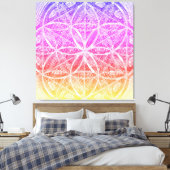 Die heiligen Blueprints | Miami Sunset, Samen des Leinwanddruck (Insitu (Schlafzimmer))