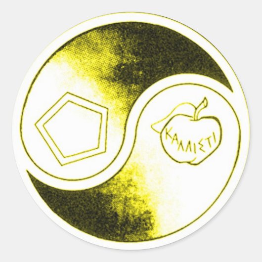 die heiligen chao Aufkleber (Vorderseite)