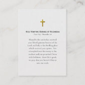 Die heiligen Märtyrer brannten auf der Nicomedia-G Platzkarte (Rückseite)