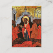 Die heiligen Märtyrer brannten auf der Nicomedia-G Platzkarte (Vorderseite)