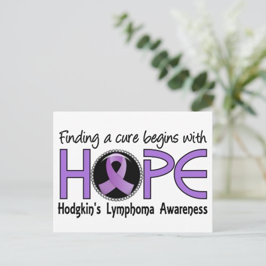 Die Heilung beginnt mit dem Lymphom der Hoffnung 5 Postkarte (Stehend Vorderseite)