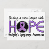 Die Heilung beginnt mit dem Lymphom der Hoffnung 5 Postkarte (Vorne/Hinten)