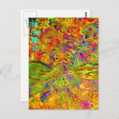 Die Heilung der Art Dragonfly und Schildkröte magi Postkarte (Vorne/Hinten)