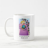 Die Heilung der Erde heilt uns alle Kaffeetasse (Links)