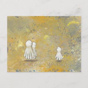 Die Heilung der Erholung der Vergebung wirft die K Postkarte