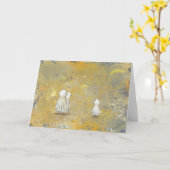 Die Heilung der Erholung der Vergebung wirft die V Karte (Gelbe Blume)