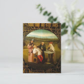 Die Heilung der Torheit durch Hieronymus Bosch Postkarte (Stehend Vorderseite)