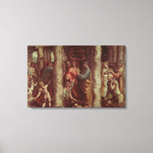 Die Heilung des leisen Mannes (Cartoon für die Sis Leinwanddruck