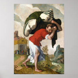 Die Heilung des Paralytischen, des niederländische Poster