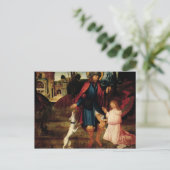 Die Heilung von Saint Roch Postkarte (Stehend Vorderseite)