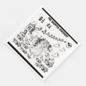 Die heimgesuchte Zeremonie - Serviette (Ecke)