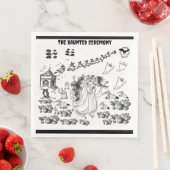 Die heimgesuchte Zeremonie - Serviette (Beispiel)