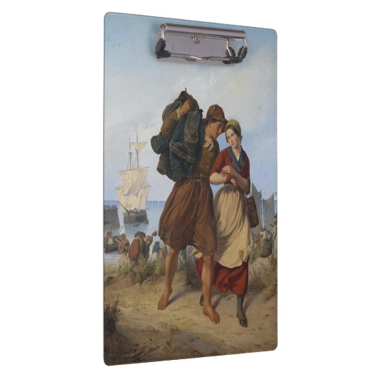 Die Heimkehr der Fischer (von Rudolf Jordan) Klemmbrett (Rechts)