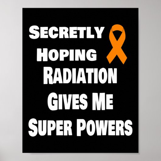 Die heimlich erhoffte Strahlung gibt mir Super-Pow Poster (Vorne)