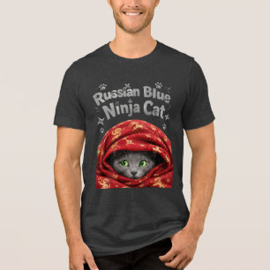 Die Heimliche und Stärkemehlige: Russische Blaue N Tri-Blend Shirt