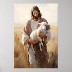 Die Heimreise Der Gute Hirte Bibel Kunst Chris Poster