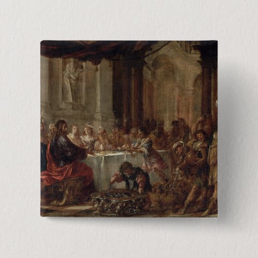 Die Heirat bei Cana, 1660 Button (Vorderseite)