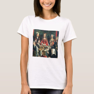 Die Heirat bei Cana, Detail der Braut und des surr T-Shirt