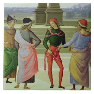 Die Heirat der Jungfrau, Sonderkommando von vier Fliese