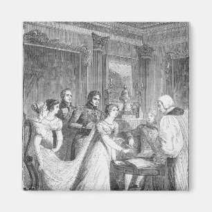 Die Heirat der Prinzessin Charlotte von Magnet