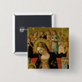 Die Heirat des Heiligen Catherine von Siena Button (Vorne & Hinten)