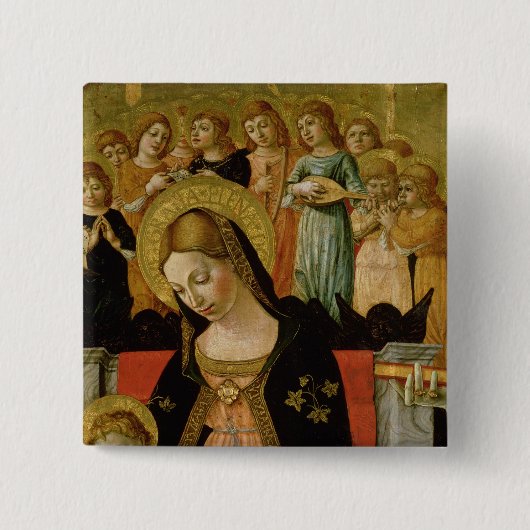 Die Heirat des Heiligen Catherine von Siena Button (Vorderseite)