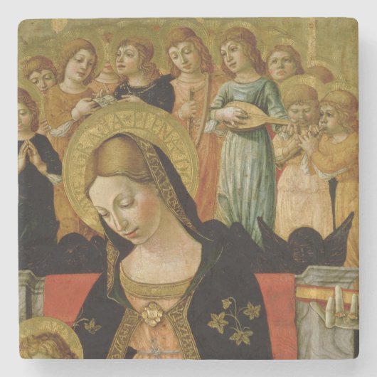 Die Heirat des Heiligen Catherine von Siena Steinuntersetzer (Vorderseite)