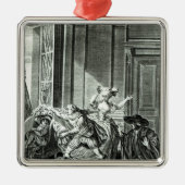 Die Heirat von Figaro Silbernes Ornament (Vorne)