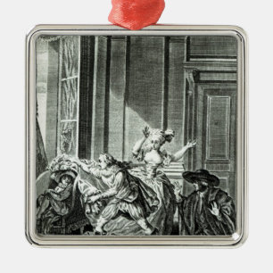 Die Heirat von Figaro Silbernes Ornament