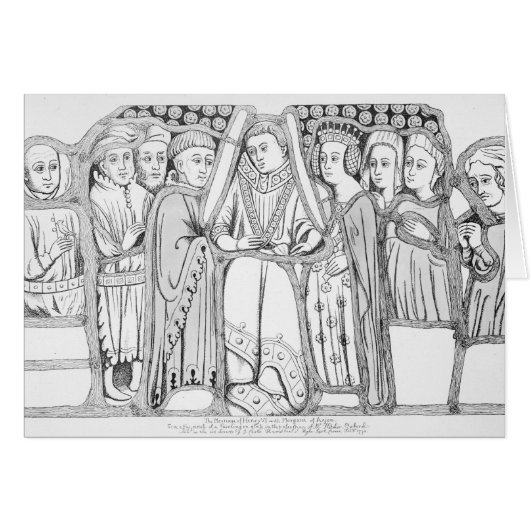 Die Heirat von Henry VI und von Margaret von Anjou (Vorderseite (Horizontal))
