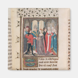 Die Heirat von König Philippe-Auguste von Magnet