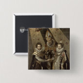 Die Heirat von Louis XIII Button (Vorne & Hinten)