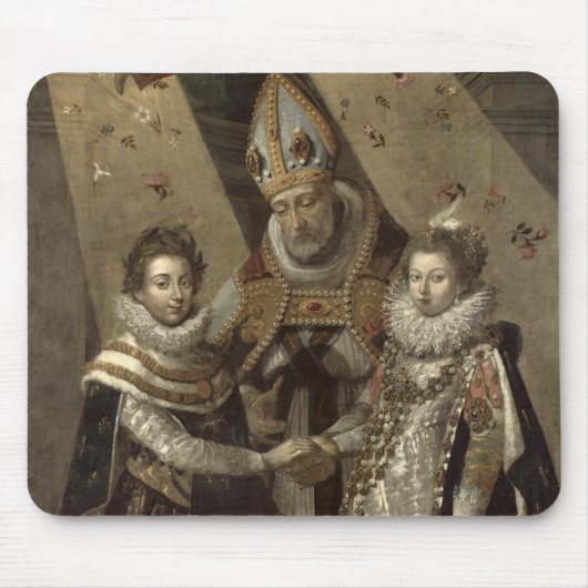 Die Heirat von Louis XIII Mousepad (Vorne)