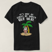 Die heiß wie Bälle von Holly Santa Palm Tree Chris T-Shirt (Design vorne)