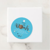 Die heiße Schokoladenbombe des Valentins, du bist Geschenkanhänger (Beispiel)