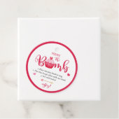 Die heiße Schokoladenbombe des Valentins, du bist Geschenkanhänger (Beispiel)