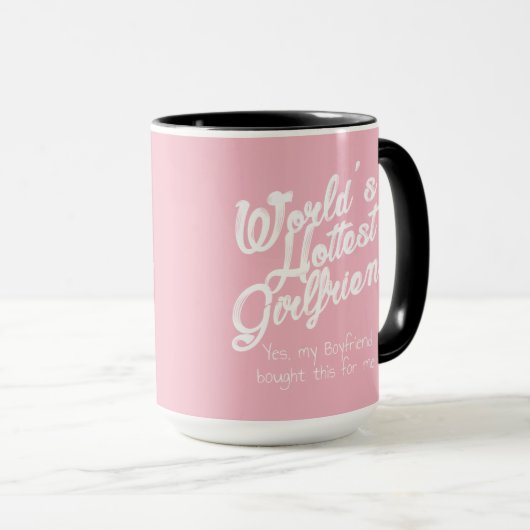 Die heißeste Freundin der Welt Tasse (VorderseiteRechts)