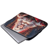 Die heißeste Schwester von Santa - Merry XMas 0312 Laptopschutzhülle (Vorne Knopf)