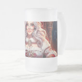 Die heißeste Schwester von Santa - Merry XMas 0312 Mattglas Bierglas (VorderseiteRechts)