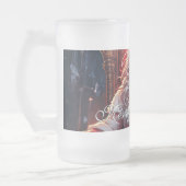 Die heißeste Schwester von Santa - Merry XMas 0312 Mattglas Bierglas (Links)