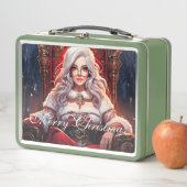 Die heißeste Schwester von Santa - Merry XMas 0312 Metall Brotdose (Beispiel)